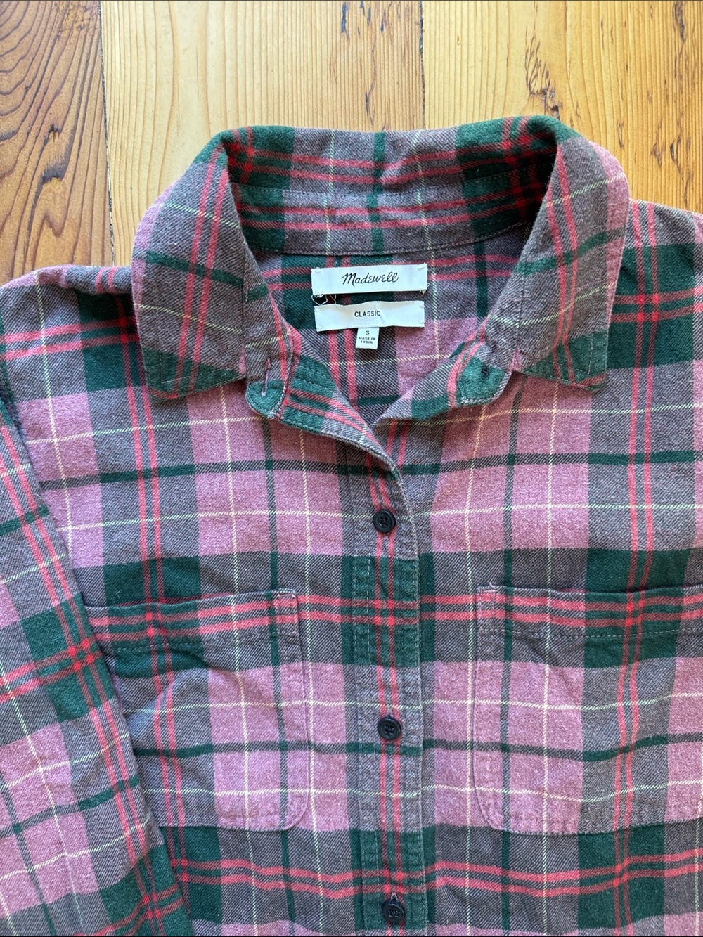 Madewell flannel 🌷🌿